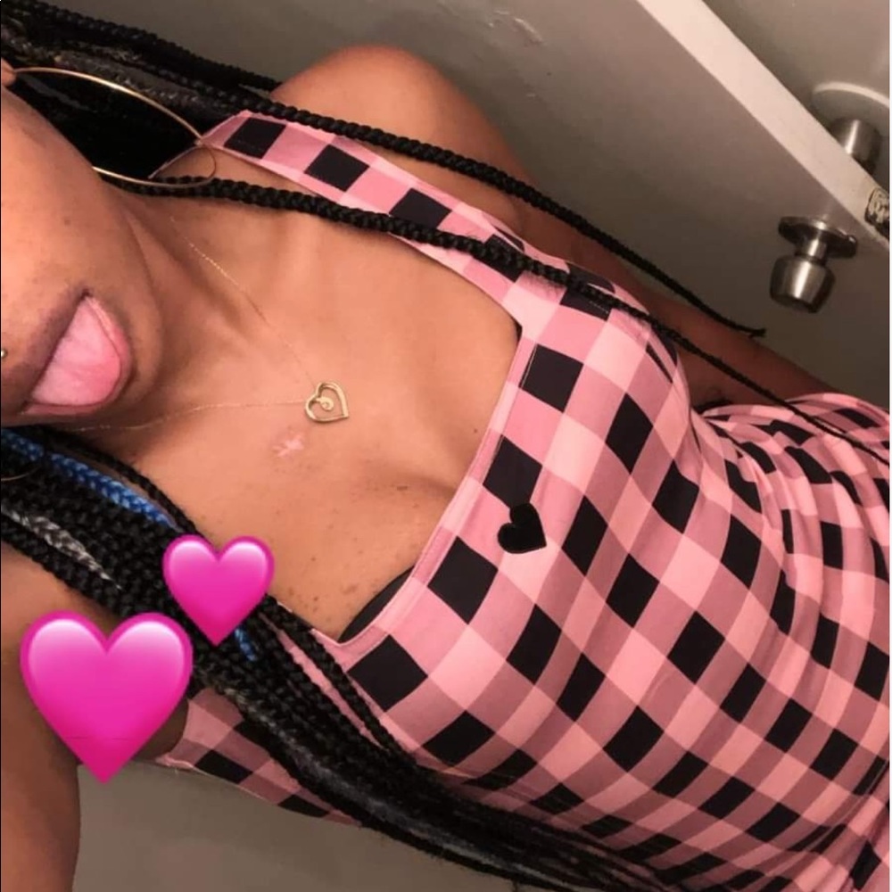 Lazy Oaf Clueless Checkerboard Plaid Dress.